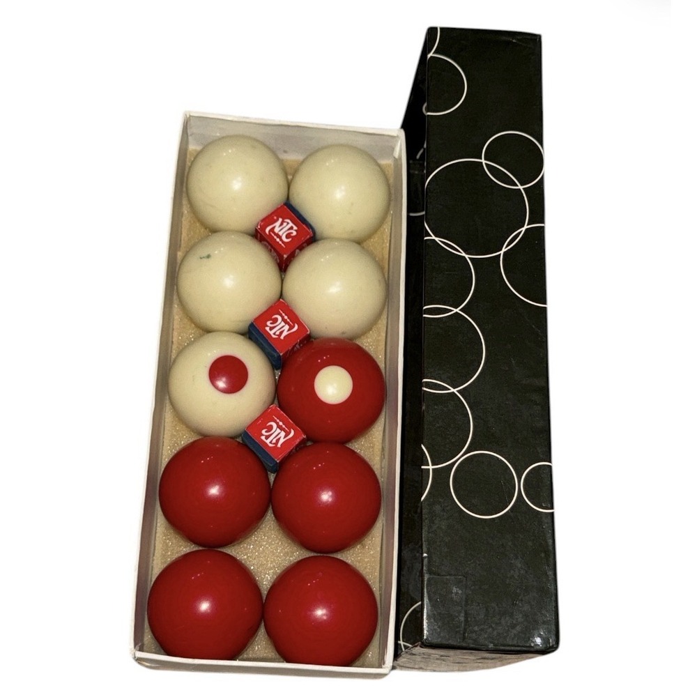 Billiard Training Ball Set with‎ Chalk Complete in Box